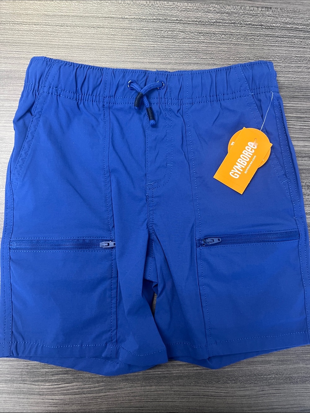 Gymboree Boys Quick Dry Cargo Shorts Blue NWT